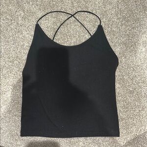 AE Black Strappy Women's Top